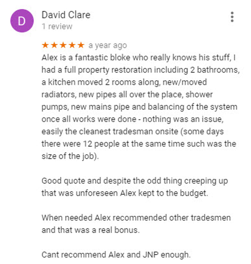 google review david